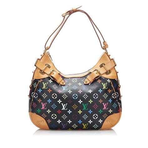 Greta cloth handbag Louis Vuitton Multicolour in Cloth 